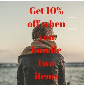 10% off  when you bundle any two items.